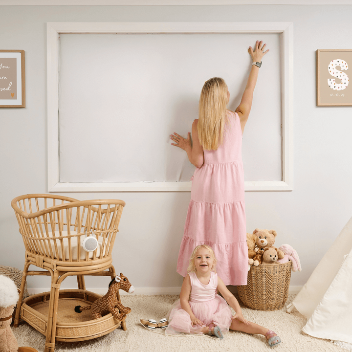 Cut to Size Blackout Blind - White