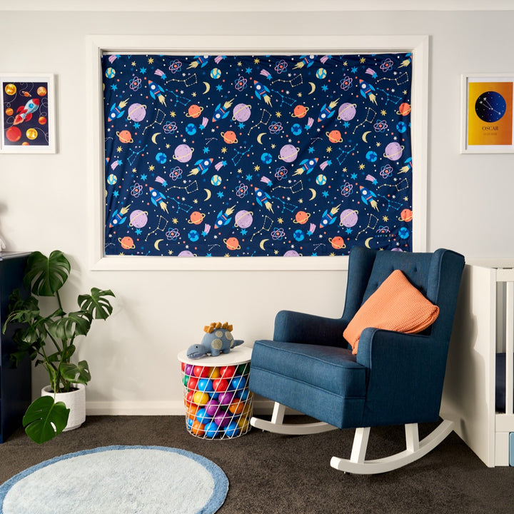 cosmic space portable blackout blind